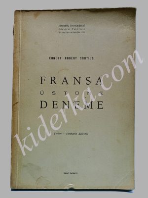 Fransa Üzerine Deneme - Ernest Robert Curtius