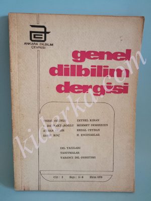 Genel Dilbilim Dergisi Cilt:2 Sayı:5-6 Ekim 1979