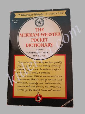 The Merriam-Webster Pocket Dictionary
