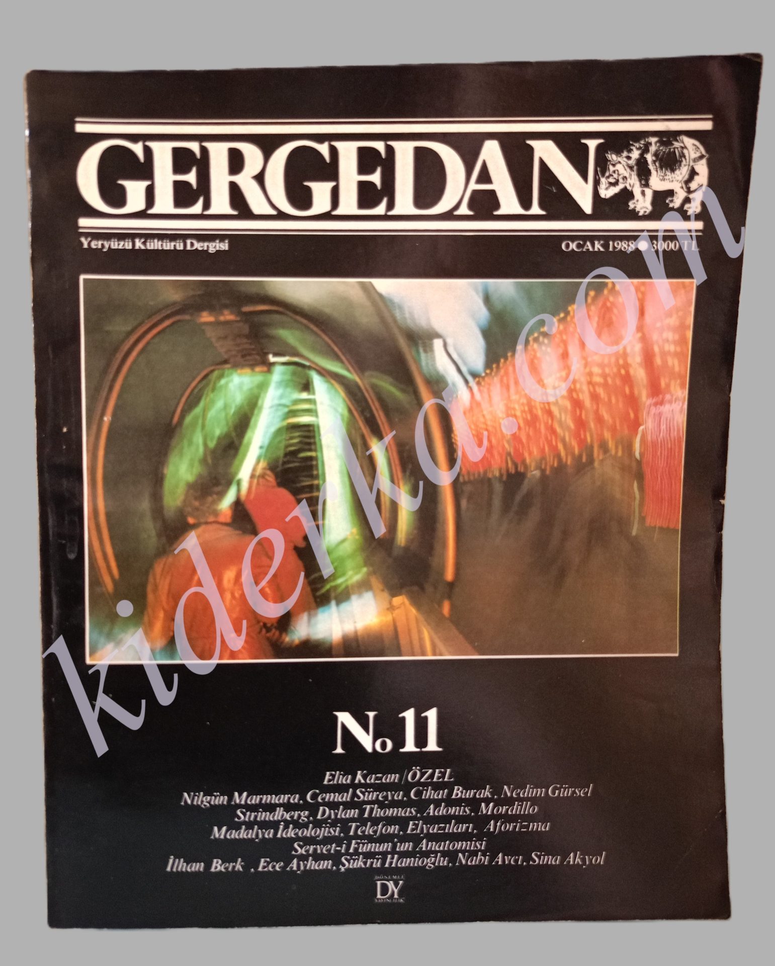 Gergedan Yeryüzü Kültürü Dergisi Ocak 1988 Sayı:11