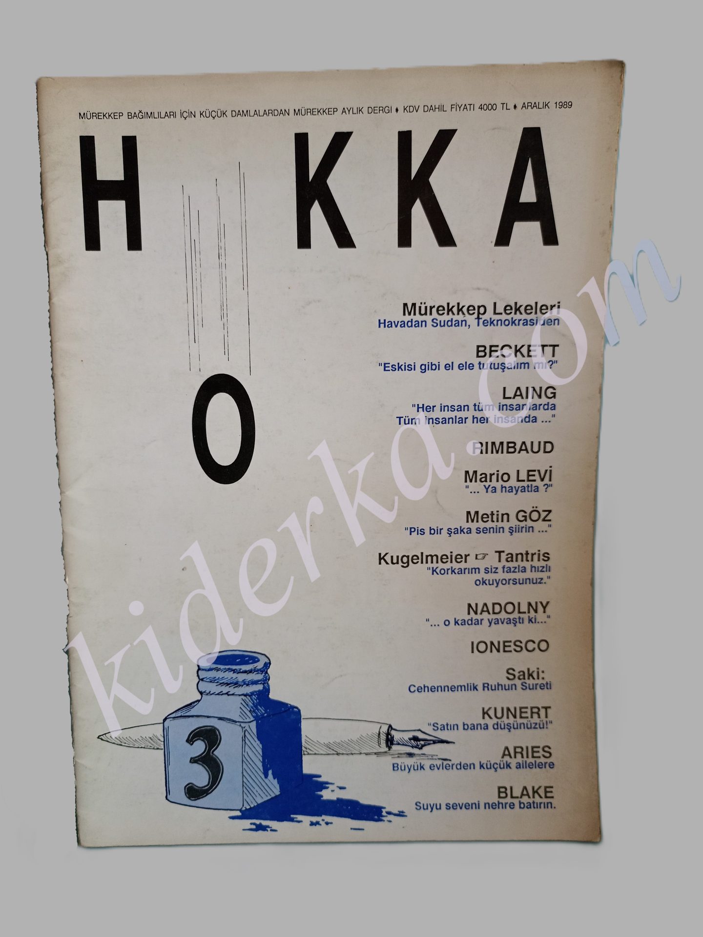 Hokka Dergisi	Aralık 1989 Sayı:3