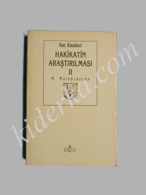 Hakikatin Araştırılması II - M.Malebranche