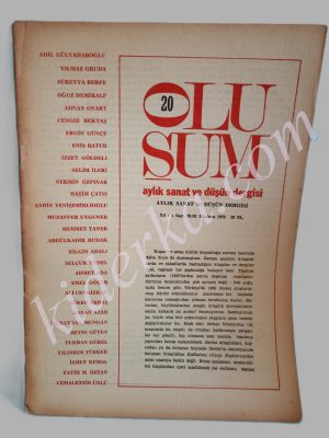 Oluşum Dergisi Haziran 1979 Sayı: 20/62