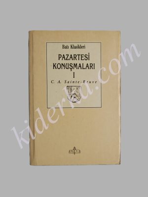 Pazartesi Konuşmaları - Saint Beuve